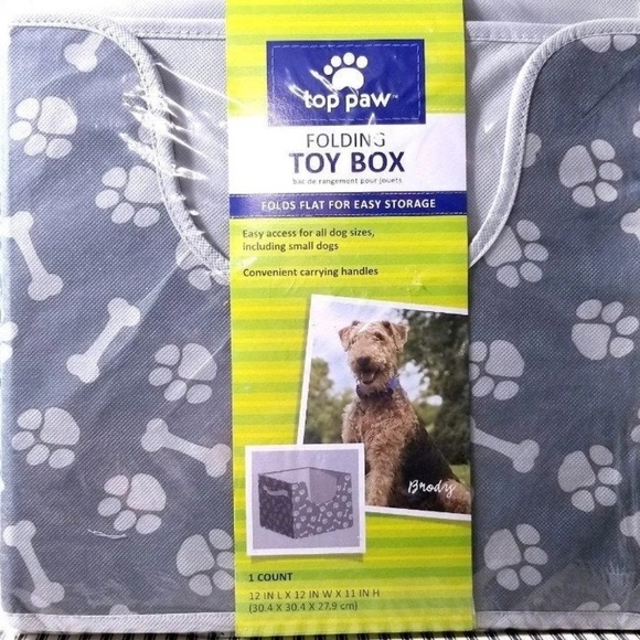 Top paw dog animal cat toy storage box